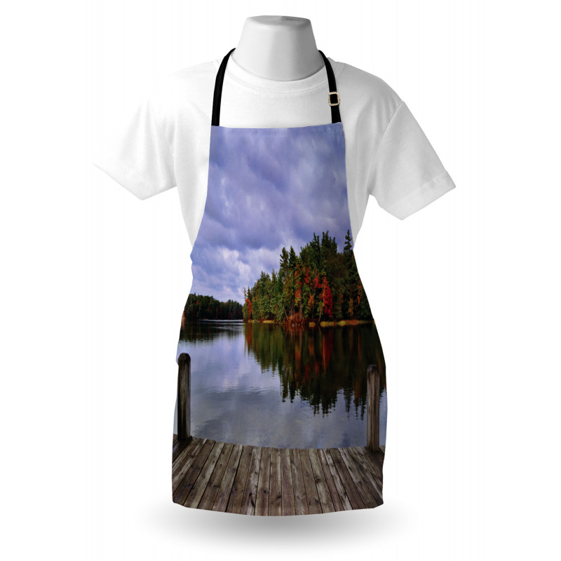 Wooden Dock Fall Splendor Apron