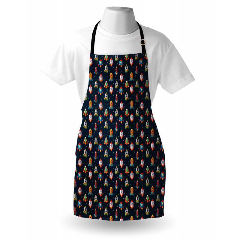 Cartoon Style Space Apron