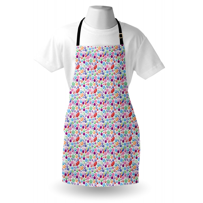 Colorful Stones Design Apron