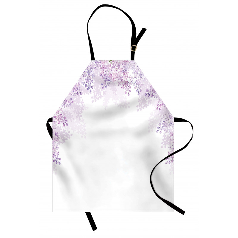 Lilac Blossoms Spring Apron