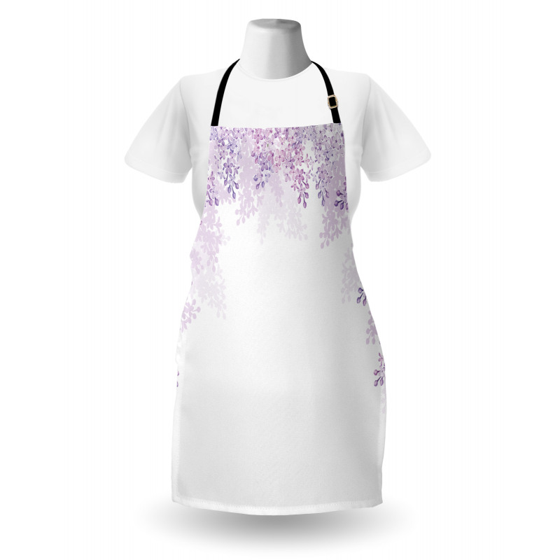 Lilac Blossoms Spring Apron