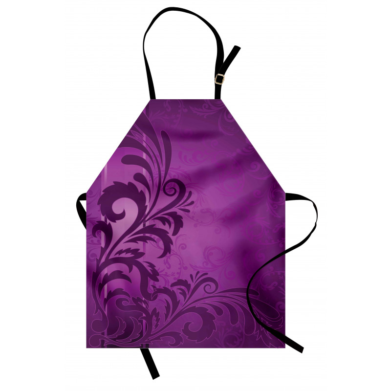 Retro Abstract Floral Apron