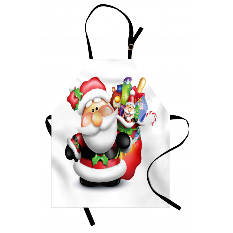 Whimsical Father Xmas Apron