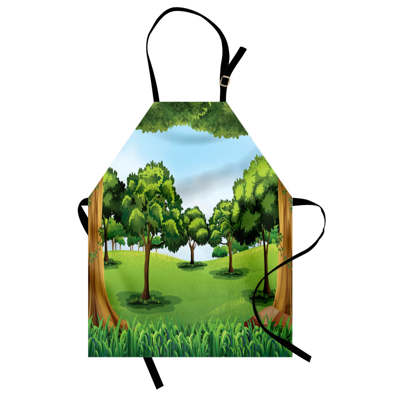 Nature Scene Summer Apron