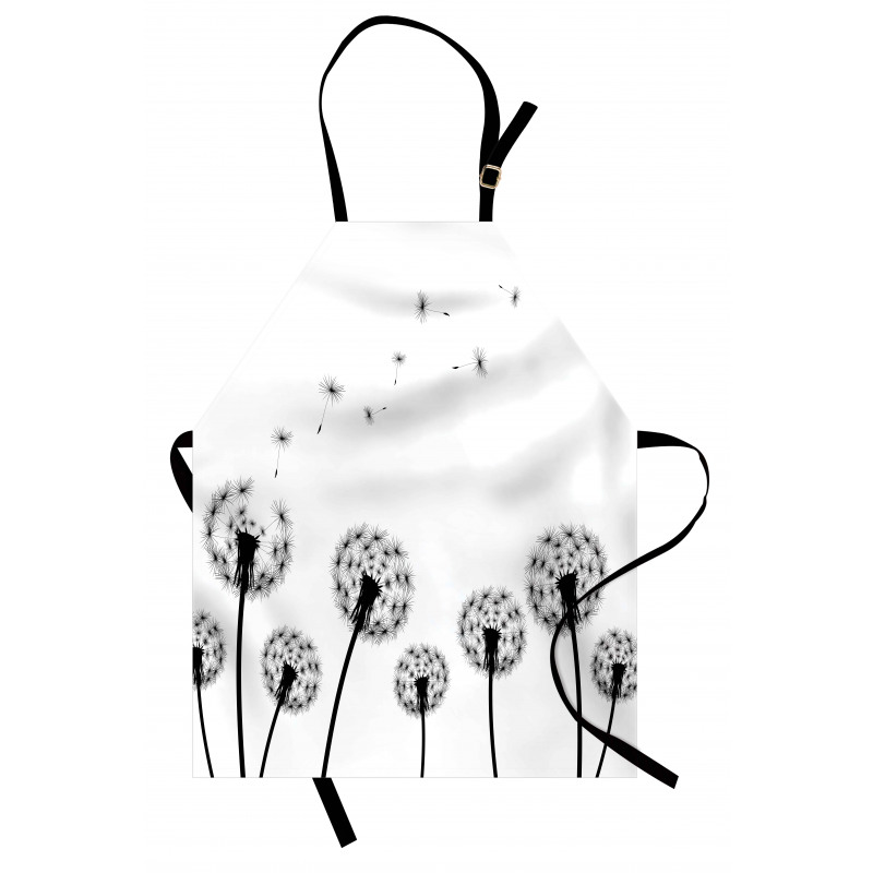 Faded Blowball Plant Apron