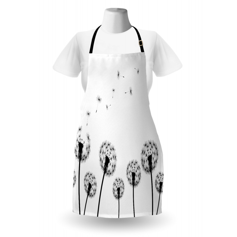 Faded Blowball Plant Apron