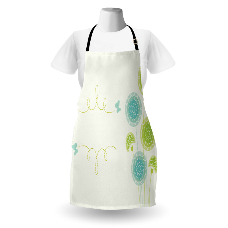 Hand Drawn Plants Apron