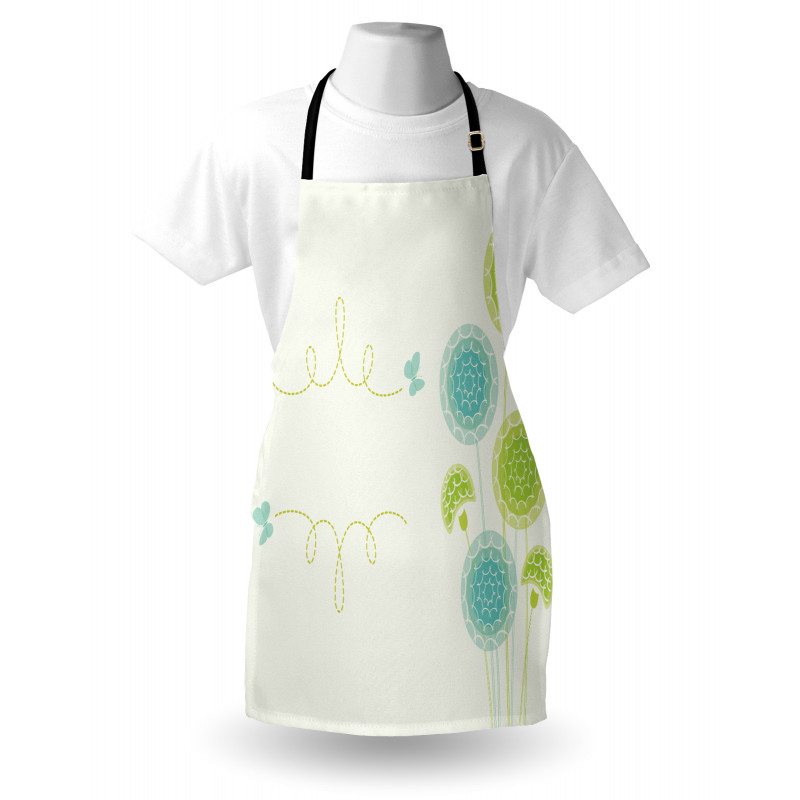 Hand Drawn Plants Apron