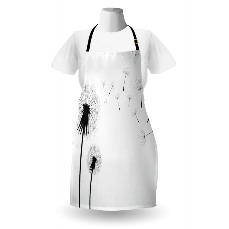 Seed Blowing Away Floral Apron
