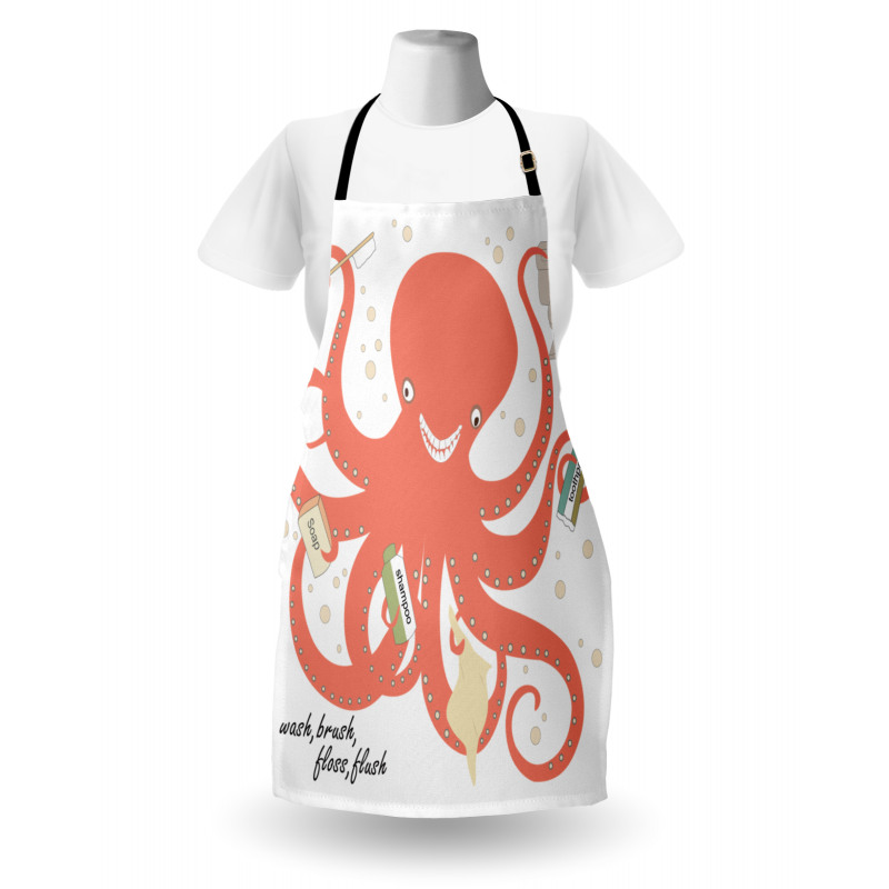 Octopus Holding Sap Apron