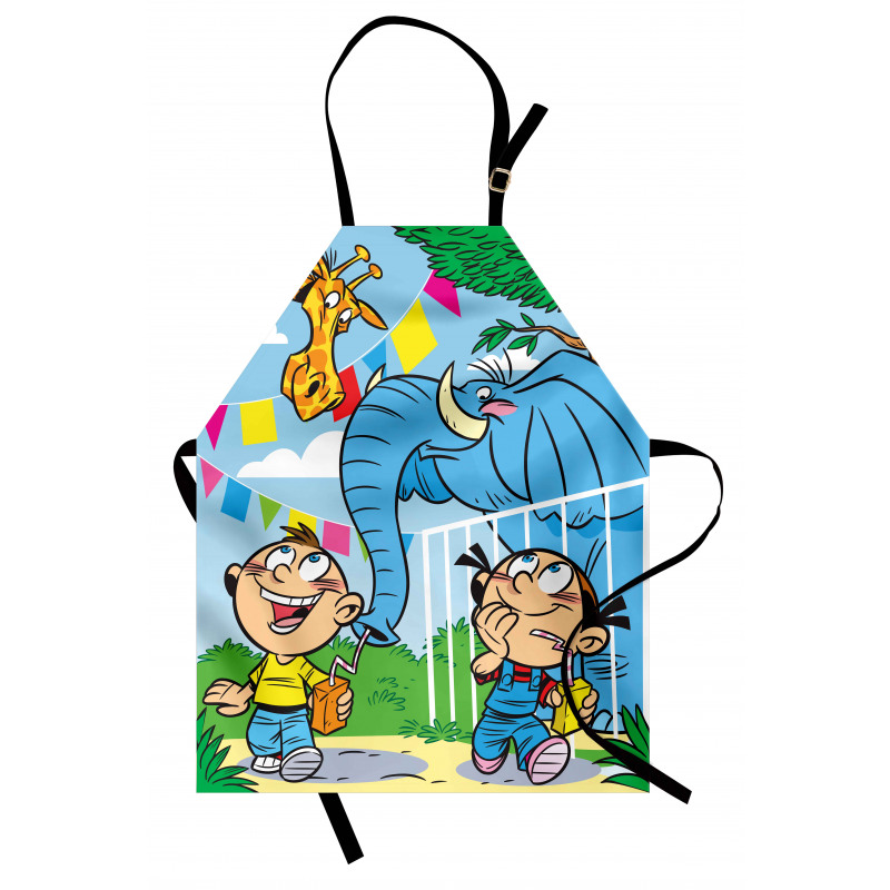 Mischievous Elephant Boy Apron