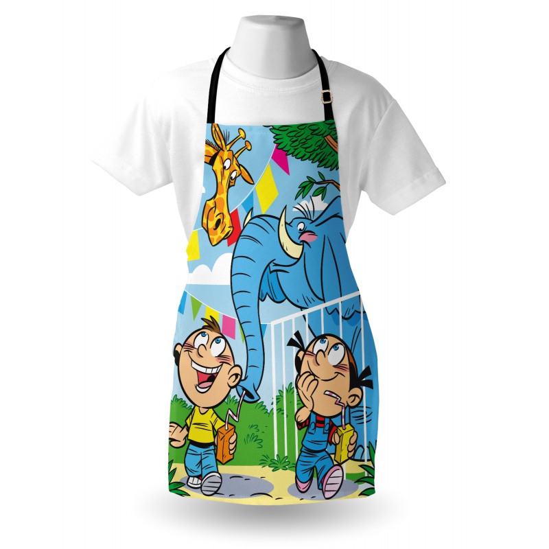 Mischievous Elephant Boy Apron