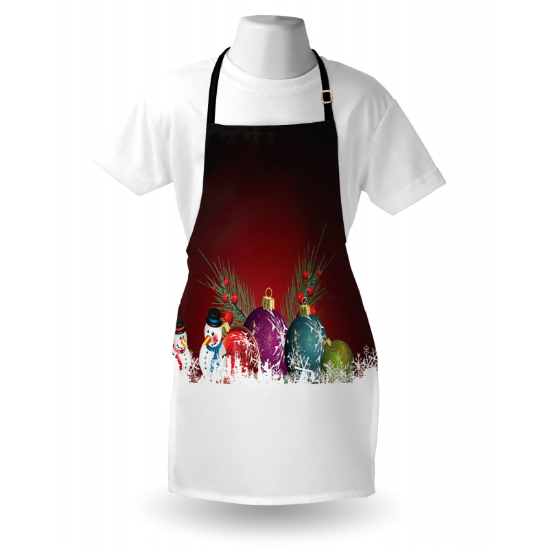 Snowman with Hat Apron