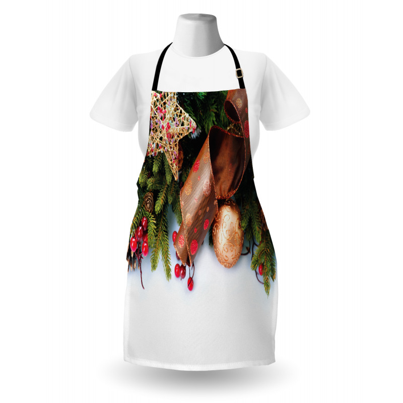 Pine Cones Garland Apron