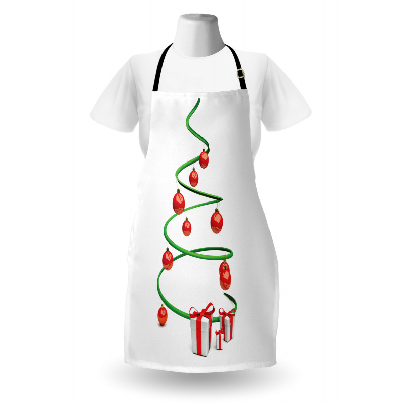 Abstract Xmas Tree Apron