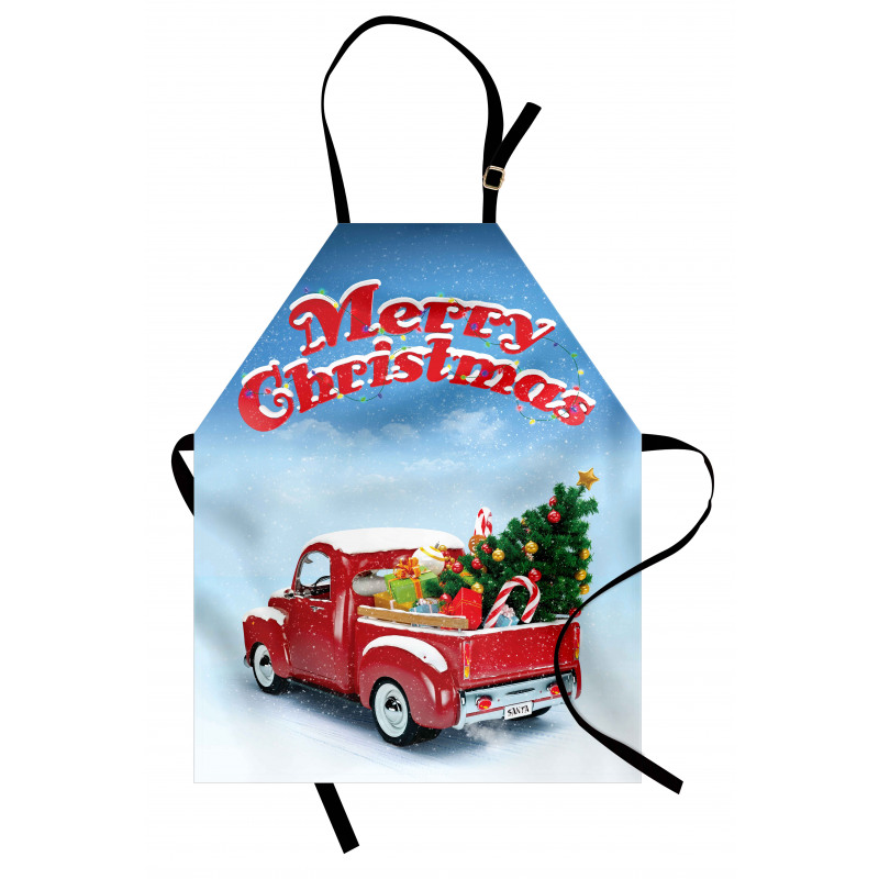 Pickup Truck Ornate Apron