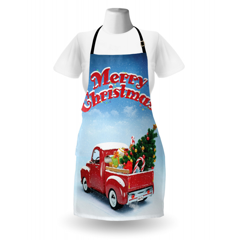 Pickup Truck Ornate Apron