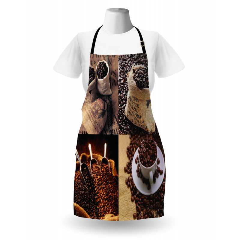 Rustic Collage of Grains Apron