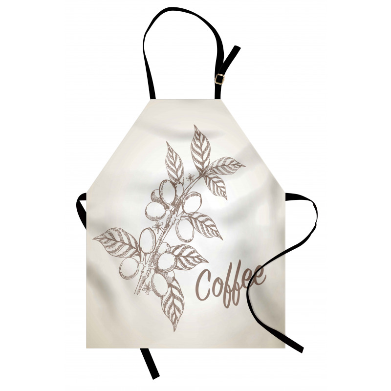 Sketch Style Coffee Apron