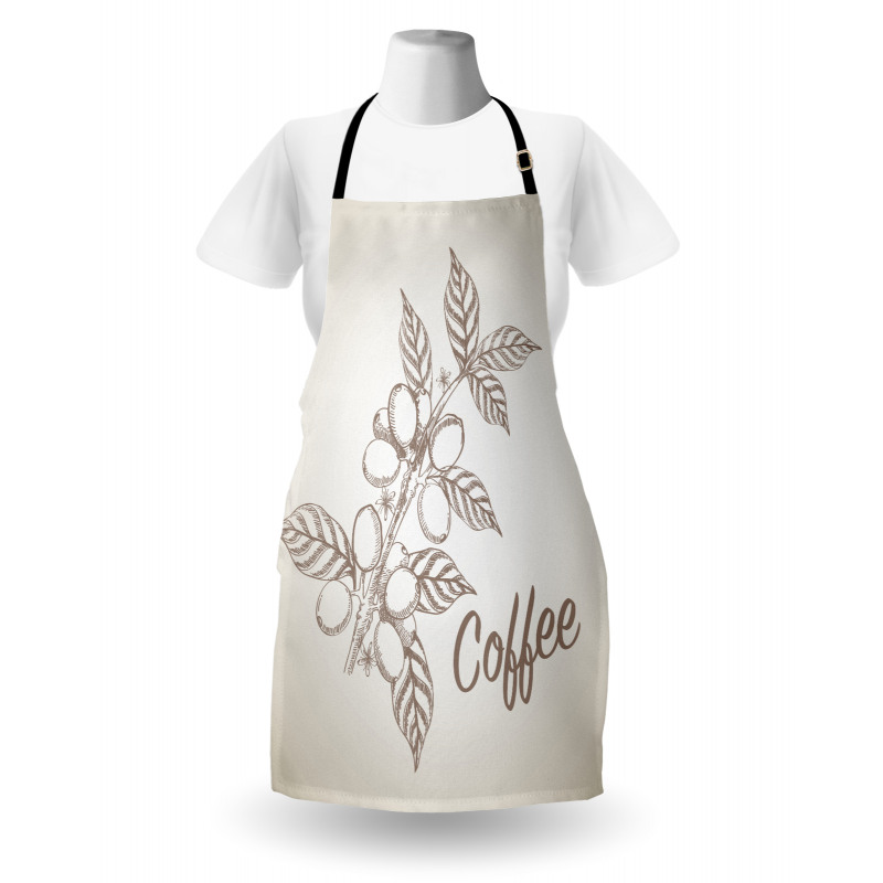 Sketch Style Coffee Apron