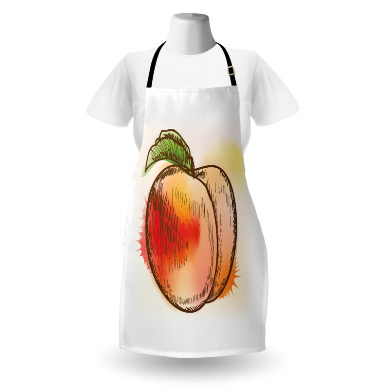 Fresh Fruit Sketch Art Apron