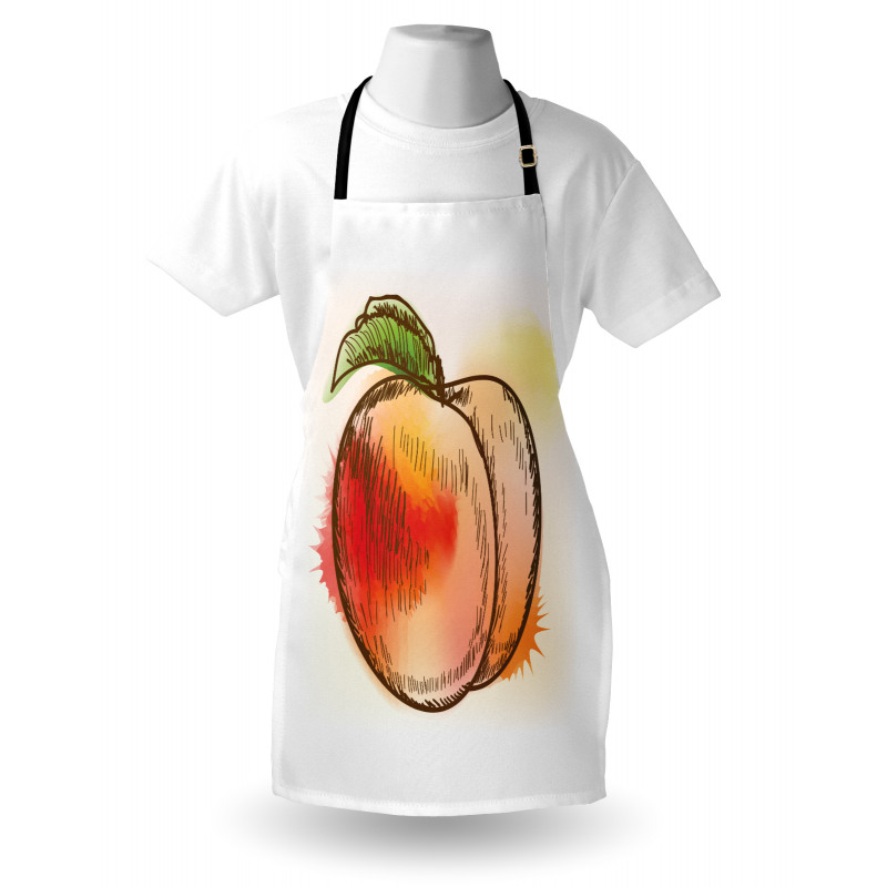 Fresh Fruit Sketch Art Apron