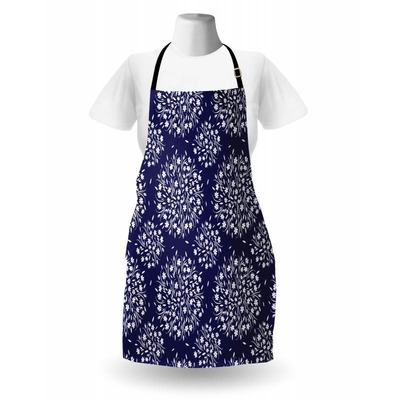 Floral Scroll Apron