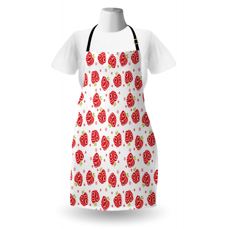 Curved and Dotted Fruit Apron