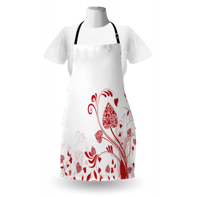 Garden of Romance Hearts Apron