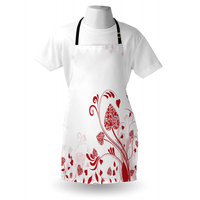 Garden of Romance Hearts Apron