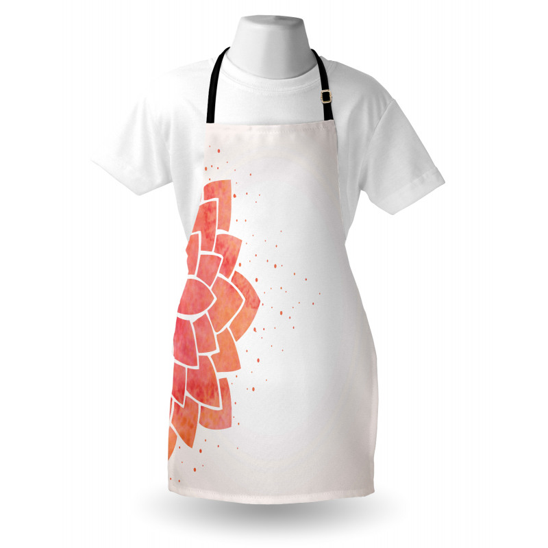 Aquarelle Half Flower Apron