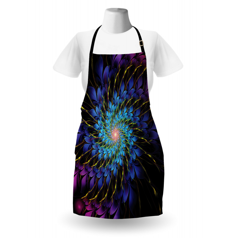 Vortex of Vivid Petals Apron