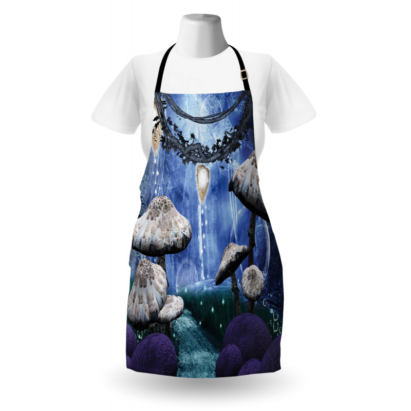 Dreamy Forest Mushroom Apron