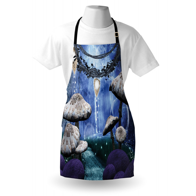 Dreamy Forest Mushroom Apron