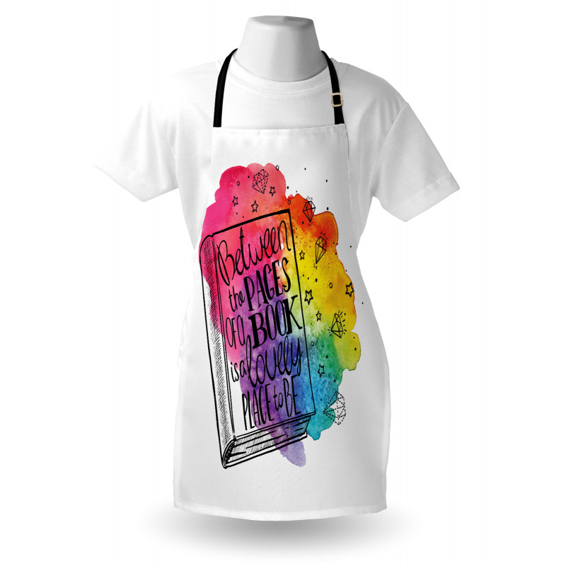 Words Between Pages Vivid Apron