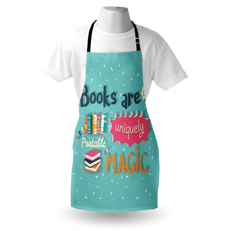 Books are Magic Pale Color Apron