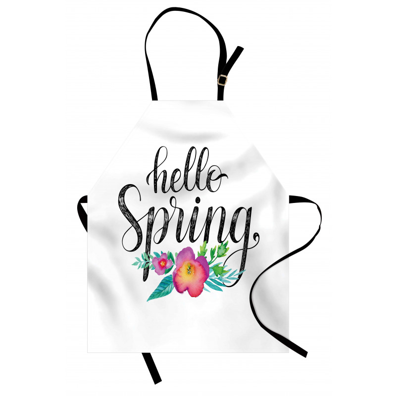 Springtime in Watercolors Apron