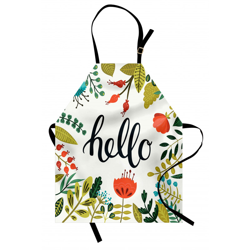 Flourishing Summer Flora Apron