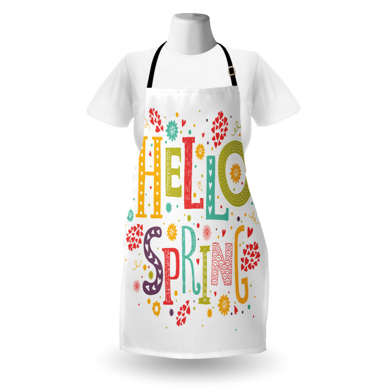 Colorful Spring Elements Apron