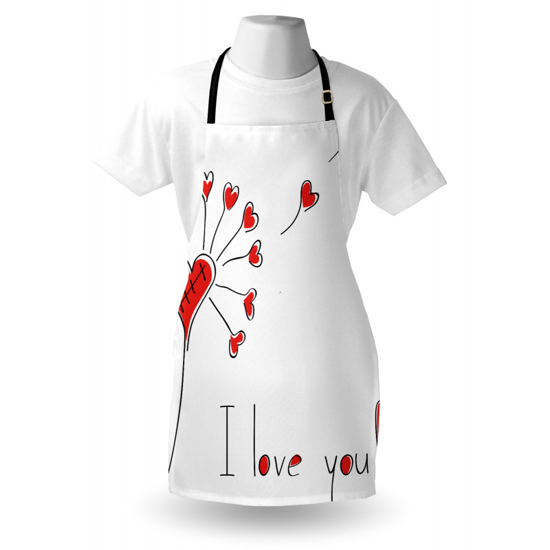 Dandelion with Hearts Apron