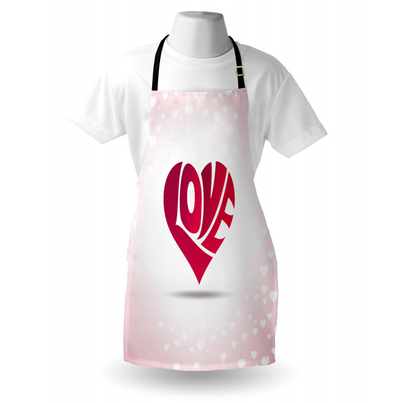 Heart Background Ornate Apron