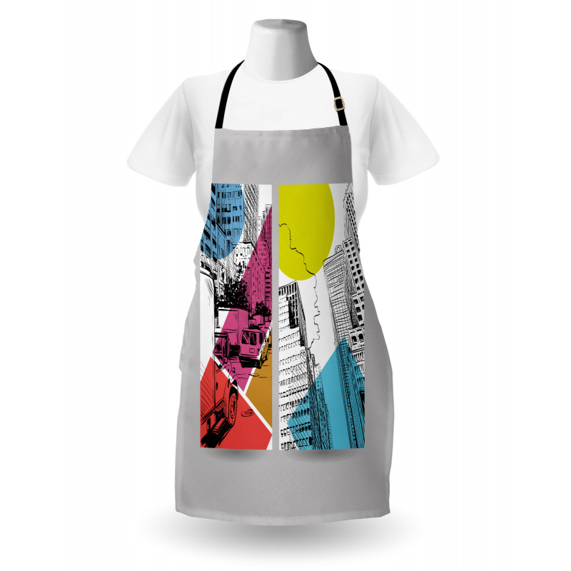 Urban Illustration Trucks Apron