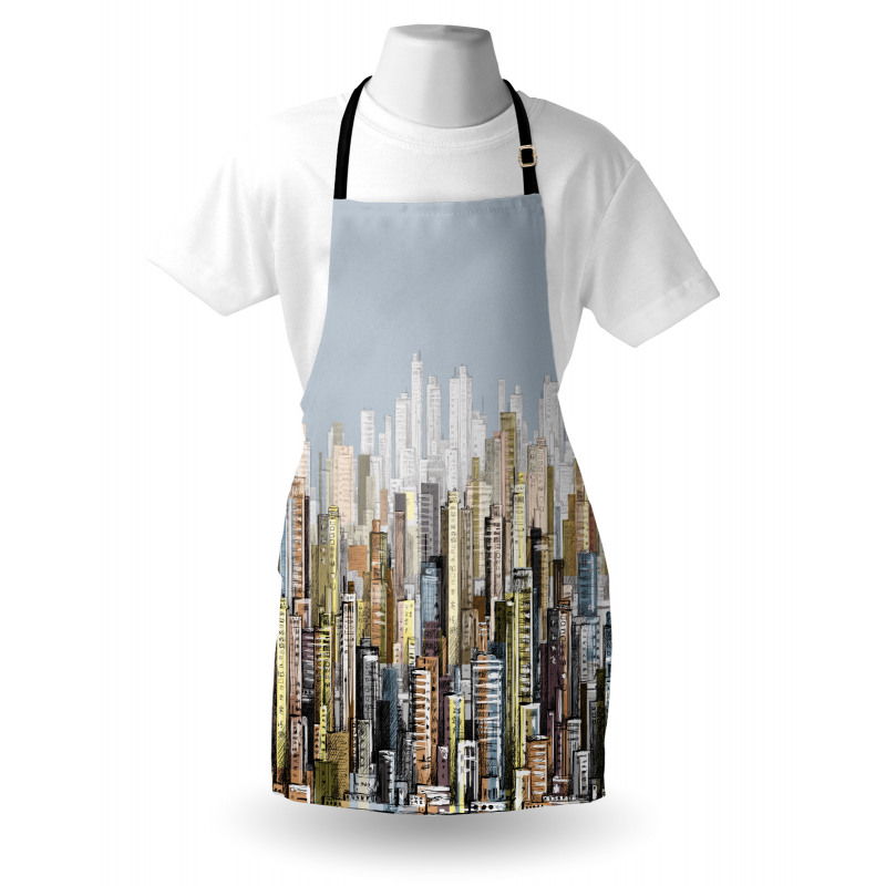 Hand Drawn Modern Life Apron