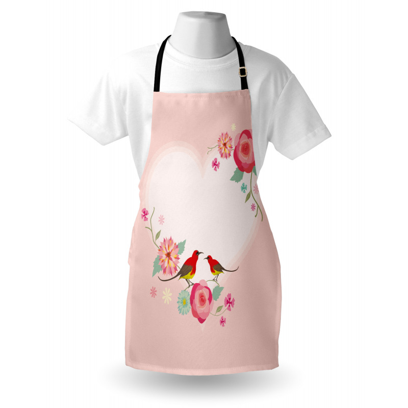 Valentines Day Motif Apron