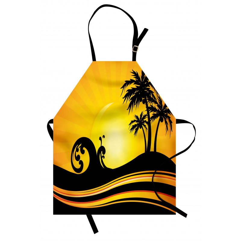 Holiday Waves and Trees Apron