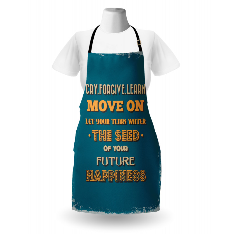 Happiness Phrases Apron