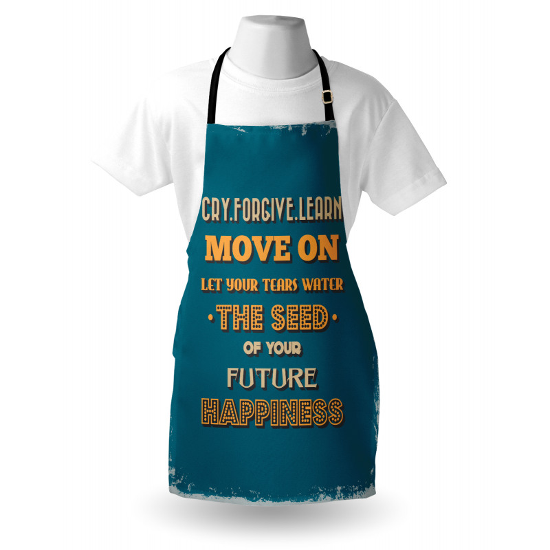 Happiness Phrases Apron