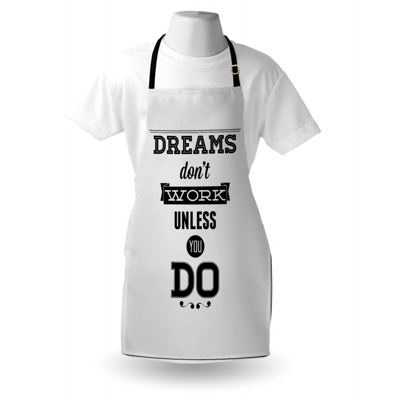 Future Goals Words Apron