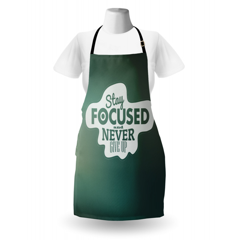 Stay Focused Words Apron