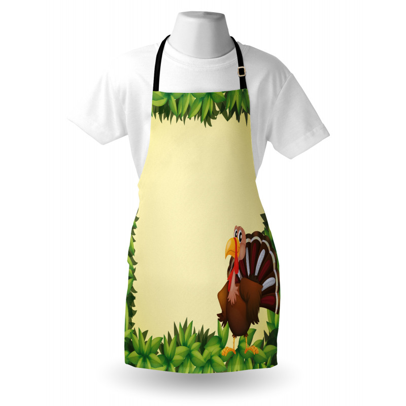 Fresh Leaf Frame Apron